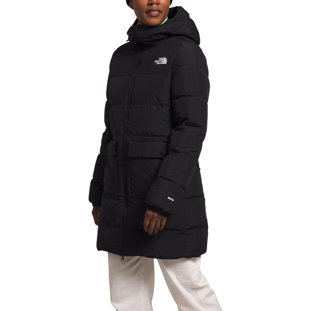The North Face Women's Gotham Parka Black Winter Insulated Jacket Size L